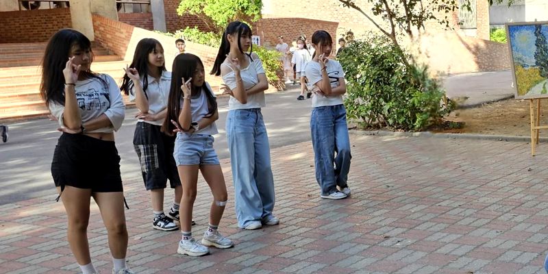 躍動色彩綻放青春！大庄國小「廣達游於藝」開幕舞出藝術生命力