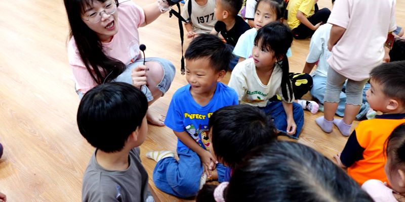 虎林附幼聯班活動，幼兒勇敢議題宣導：跌倒勇敢站起，體能融合展自信